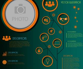 Speech Bubbles And Infographics Vector
