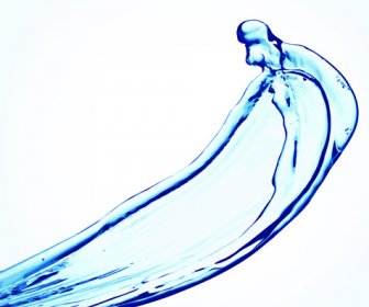 スプラッシュ ブルー水のベクトルの背景