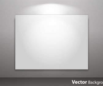Spotlight Display Wall Background Vector