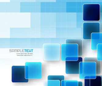 Square And Mosaics Shiny Background Vector
