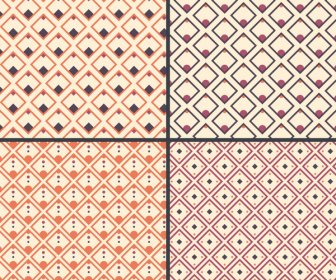 Quadratischen Dekor Mode Muster