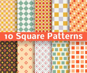 Square Patterns Vector