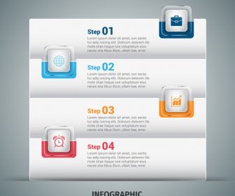 Step By Step Infographics Template
