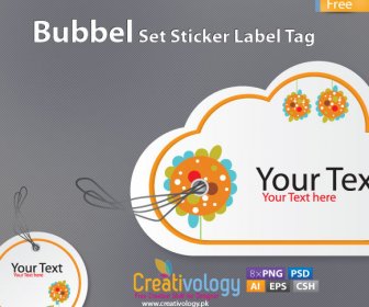 Sticker Set Label Tag