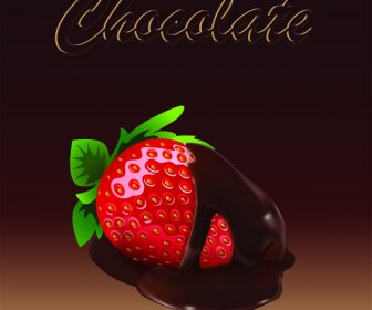Erdbeere Mit Schokolade