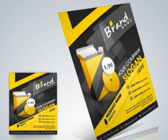 Stylish Business Flyer Template Design
