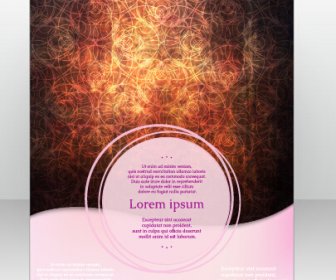 Stylish Cover Brochure Vector Abstract Design