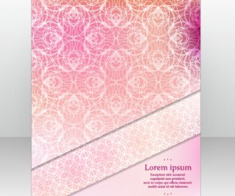 Disegno Astratto Elegante Copertina Brochure Vettoriale