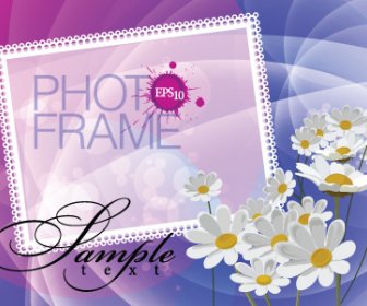 Stylish Photo Frame Design Vector