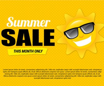 여름 판매 배너 포스터