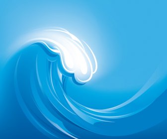 Surging Sea Wave Vector Backgrounds