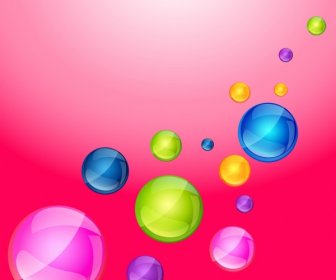 Sweet Candies Background Colorful Round Objects Decoration