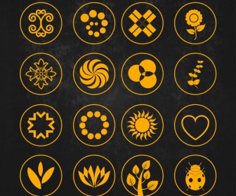 symbol design element set