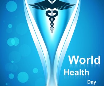 Siringa Per La Giornata Mondiale Della Salute Simbolo Medico Concetto Base