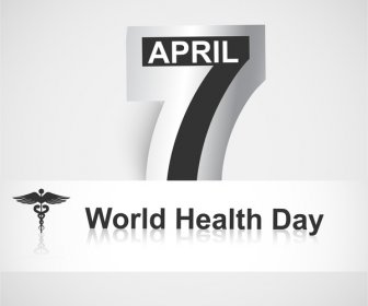 Syringe For World Health Day Medical Symbol Concept Background