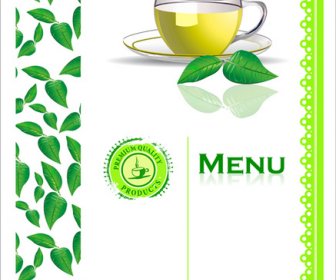 tea time design elements vector