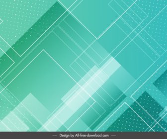 Technology Abstract Background Modern Bright Green Geometric Layout