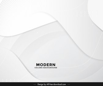 Technology Background Template Bright Dynamic Curves Shape