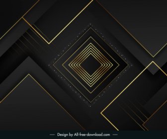 Technology Background Template Modern Dark Squared Geometry