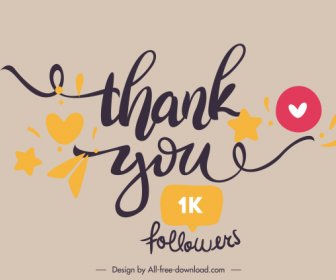 Thankful Banner Template Calligraphic Words Decor