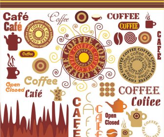 A Arte Do Gráfico De Vetor De Café