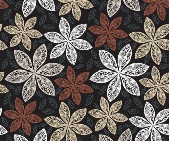 The Classic Pattern Background 07 Vector