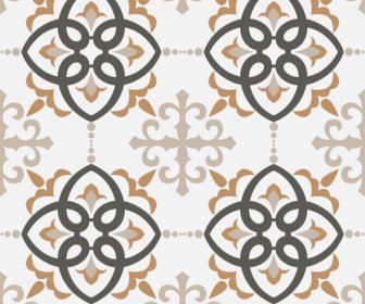 Tile Pattern Template Symmetric Design Classic Elegant Decor