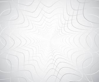 Transparent Mesh Backdrop Template Symmetric Curved Lines Outline