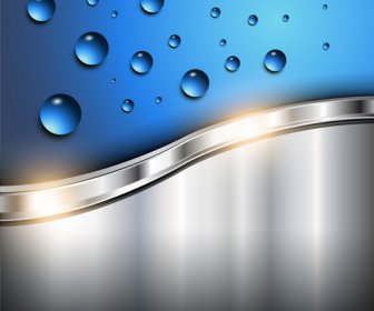 Vector De Fondo De Diseño De Gotas De Agua Transparente