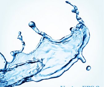 Tło Wektor Przejrzyste Wody Powitalny Efekt