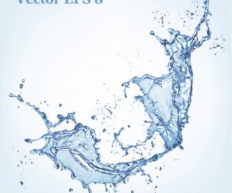 Fondo De Vector Transparente Agua Splash Efecto