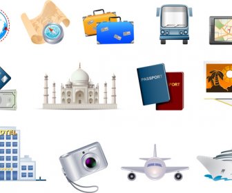 Travel Icons Set