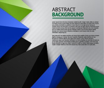 Triangle Embossment Colored Background Vector Graphics