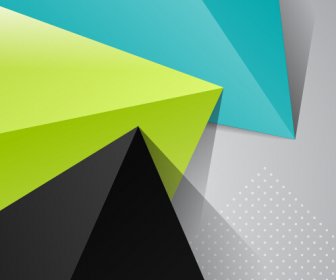 Dreieck-Prägung Farbigen Hintergrund-Vektor-Grafiken