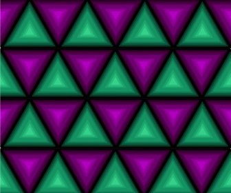 三角形パターン背景色の繰り返しのスタイル