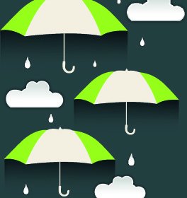 Regenschirm Rabatte Design-Elemente