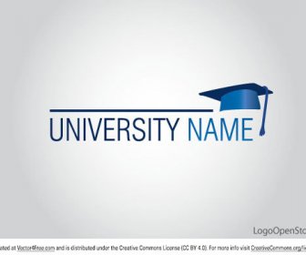 大学のベクトルのロゴ