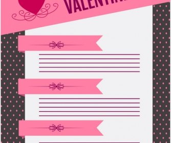 Fondo De San Valentín Diseño Varios Corazones Y Página En Blanco
