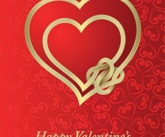 Valentine Card Vector Art