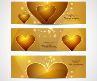 latar belakang vector putih header warna-warni cerah hari kasih sayang