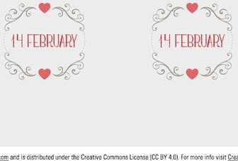 Valentines Day Vettoriale Etichetta