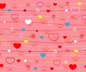 Valentines Day Pink Background