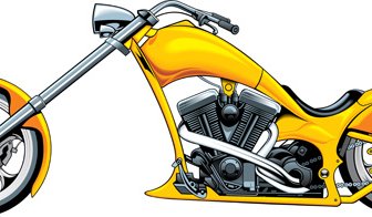 Various Luxury Motorbike Vector