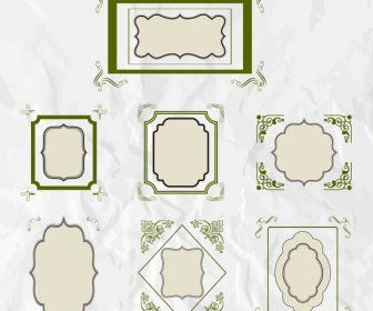 Various Shaped Frames Sets Collection