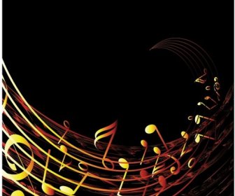 Vector Abstract Music Background For Events