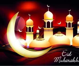 Vector Background Eid Mubarak Islamic Design