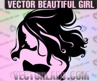Vector Beautiful Girl