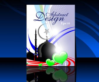 Bela Ramadan Base Design Modelo Ilustração Do Vetor