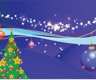 クリスマスのベクトル X Mas カード抽象的な雪の結晶デザインのツリー デザインのギフト
