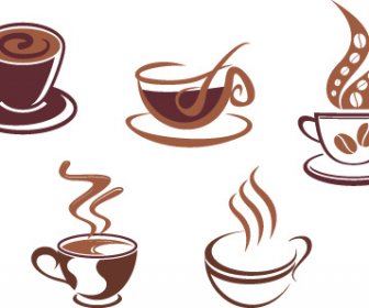 Vector Coffee Icons Design Elements